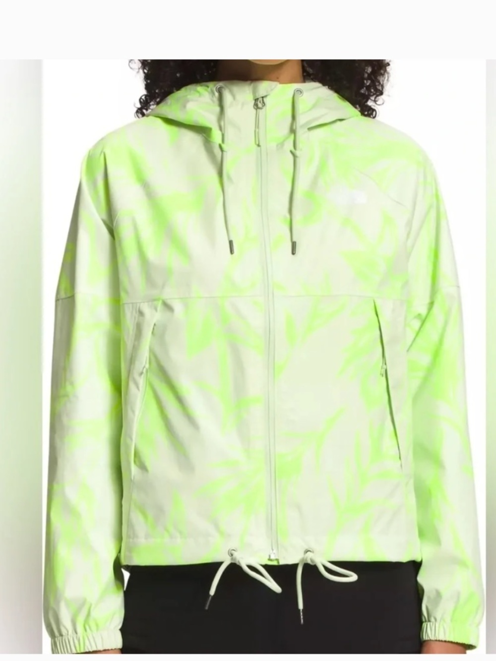 The North Face Antora hooded rain jacket, Size M, EUC